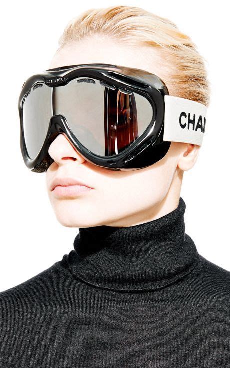 chanel ski goggles.